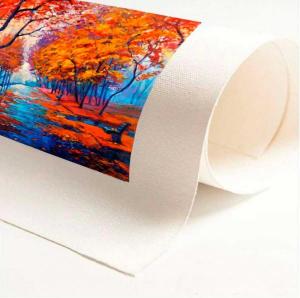 Canvas Polycotton   4x0/Látex  Corte Reto Canvas Polycotton Matte